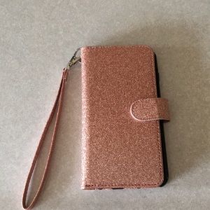 Pink IPhone 6s Plus wallet case